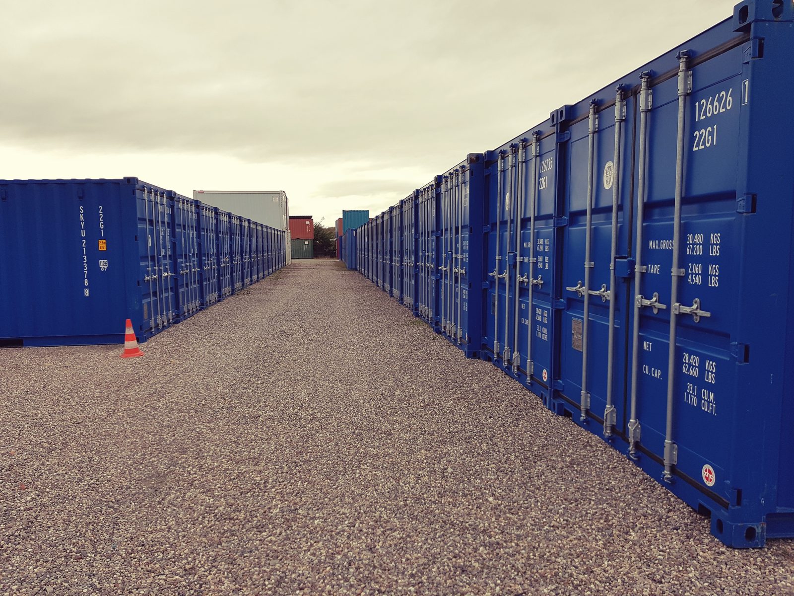 Rangée de box de self-stockage Alsa Stockage à Richwiller